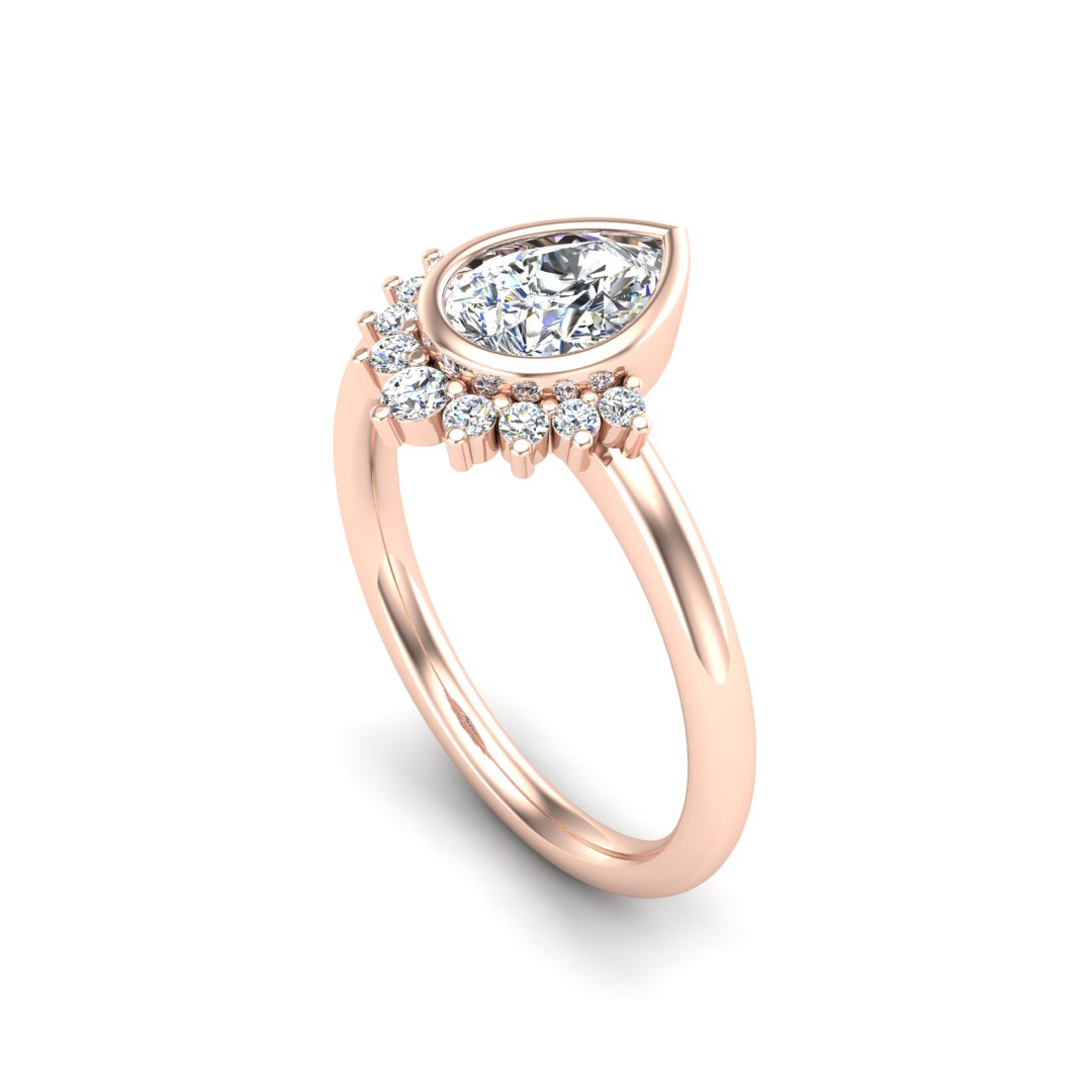 Cora Pear Engagement Ring